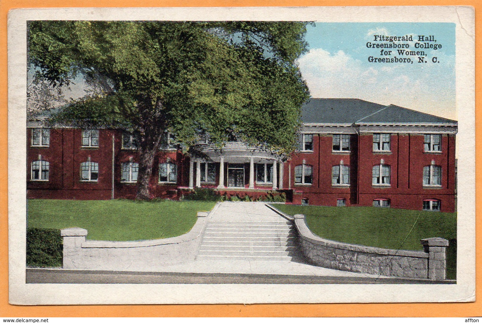 Greensboro NC 1915 Postcard - Greensboro