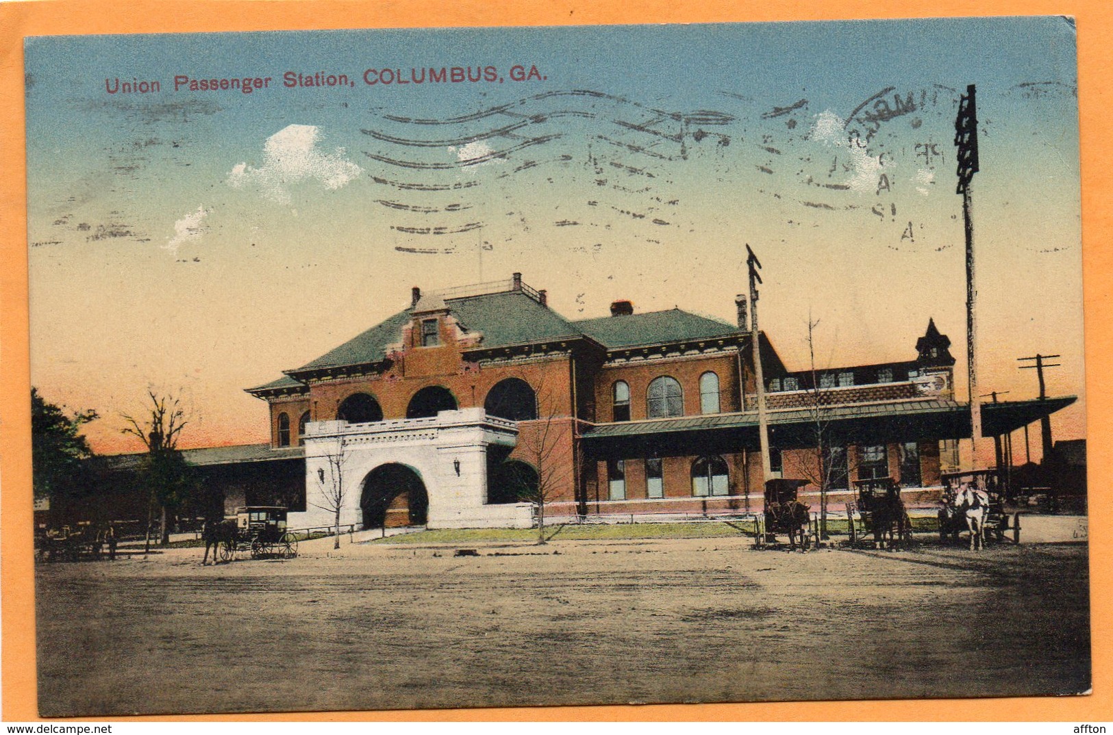 Columbus GA 1912 Postcard - Columbus