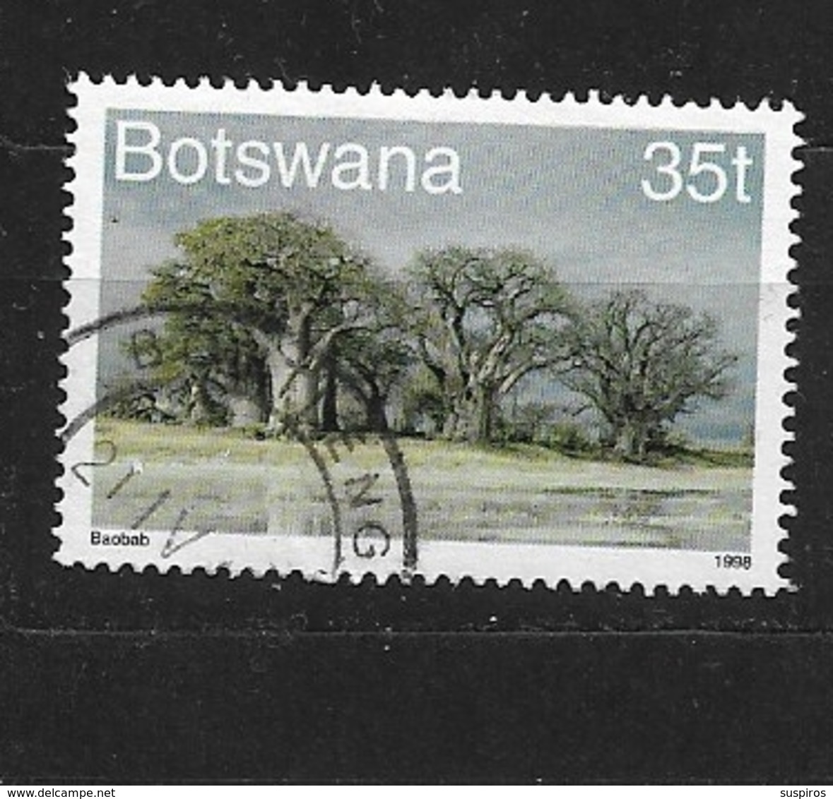 BOTSWANA       1998 Tourism    Adansonia Digitata  Baobab  Used - Botswana (1966-...)