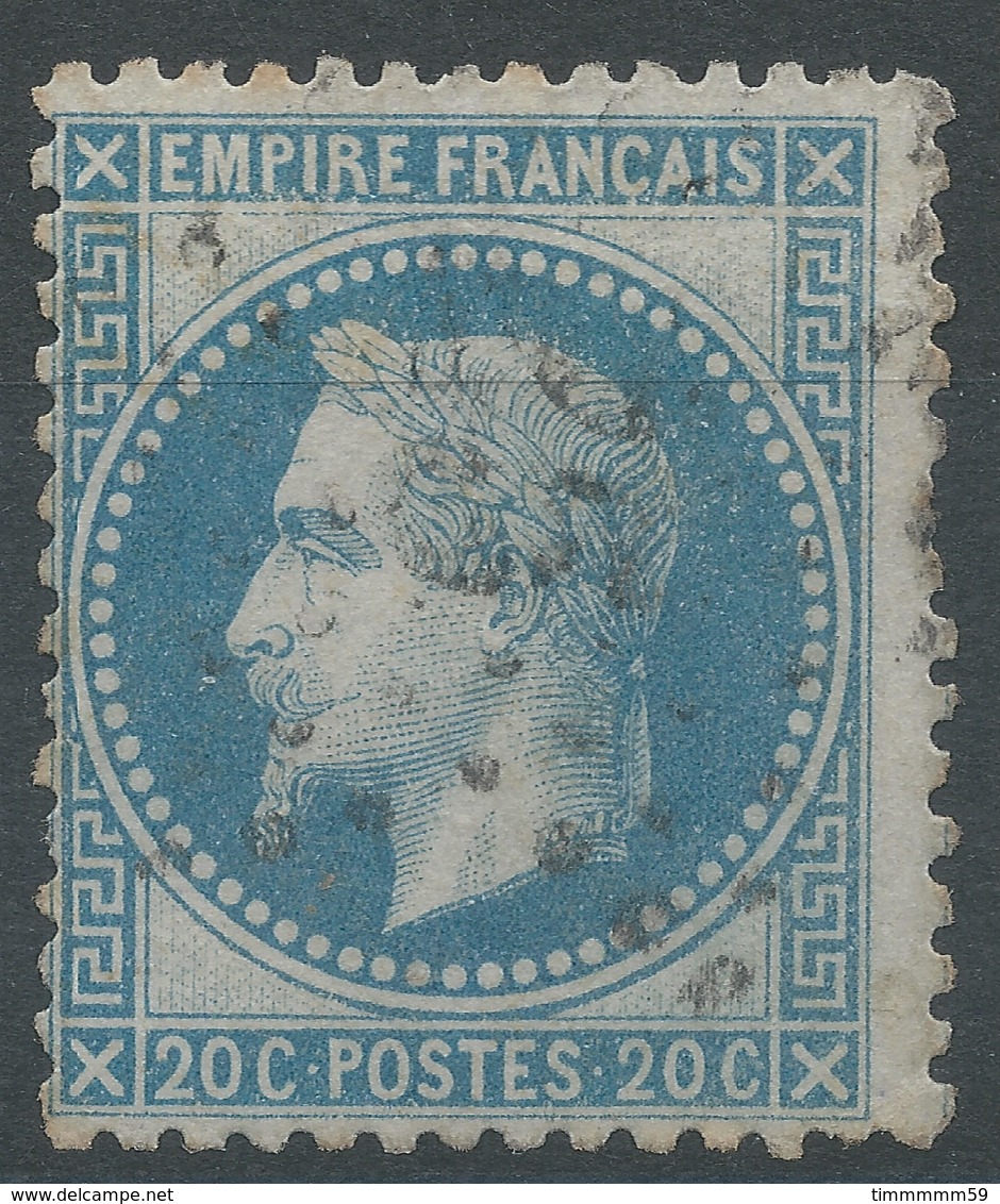 Lot N°46850  N°29B, Oblit étoile Chiffrée 25 De PARIS (R. Serpente) - 1863-1870 Napoleone III Con Gli Allori