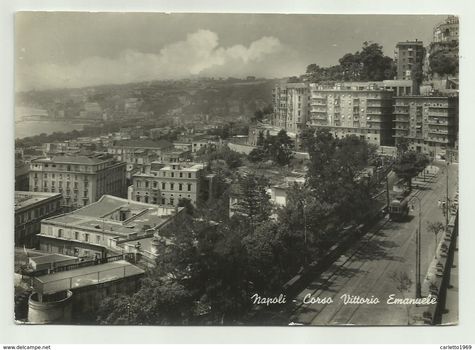 NAPOLI - CORSO VITTORIO EMANUELE     VIAGGIATA FG - Napoli