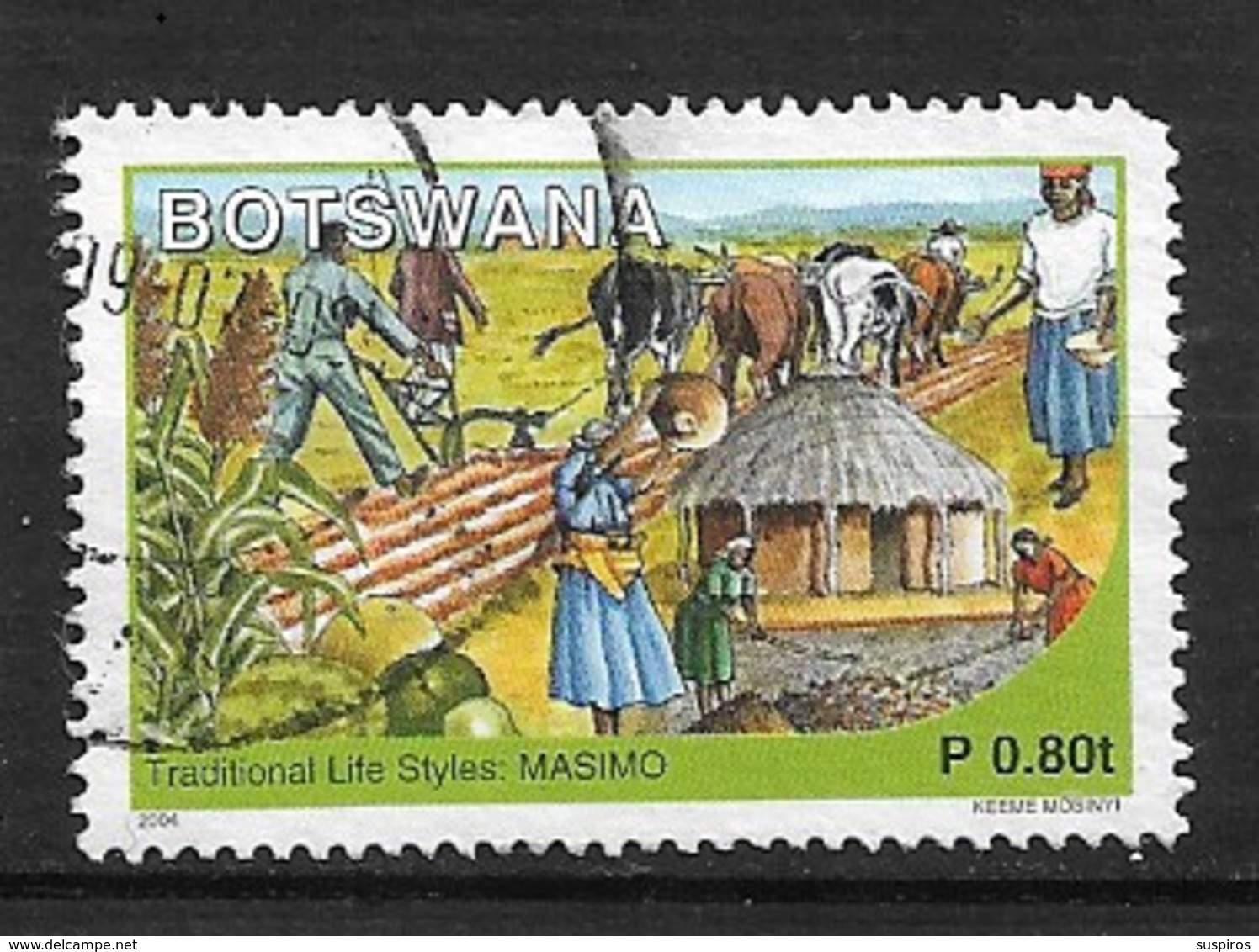 BOTSWANA  2004 Traditional Life Styles        Masimo   Used - Botswana (1966-...)