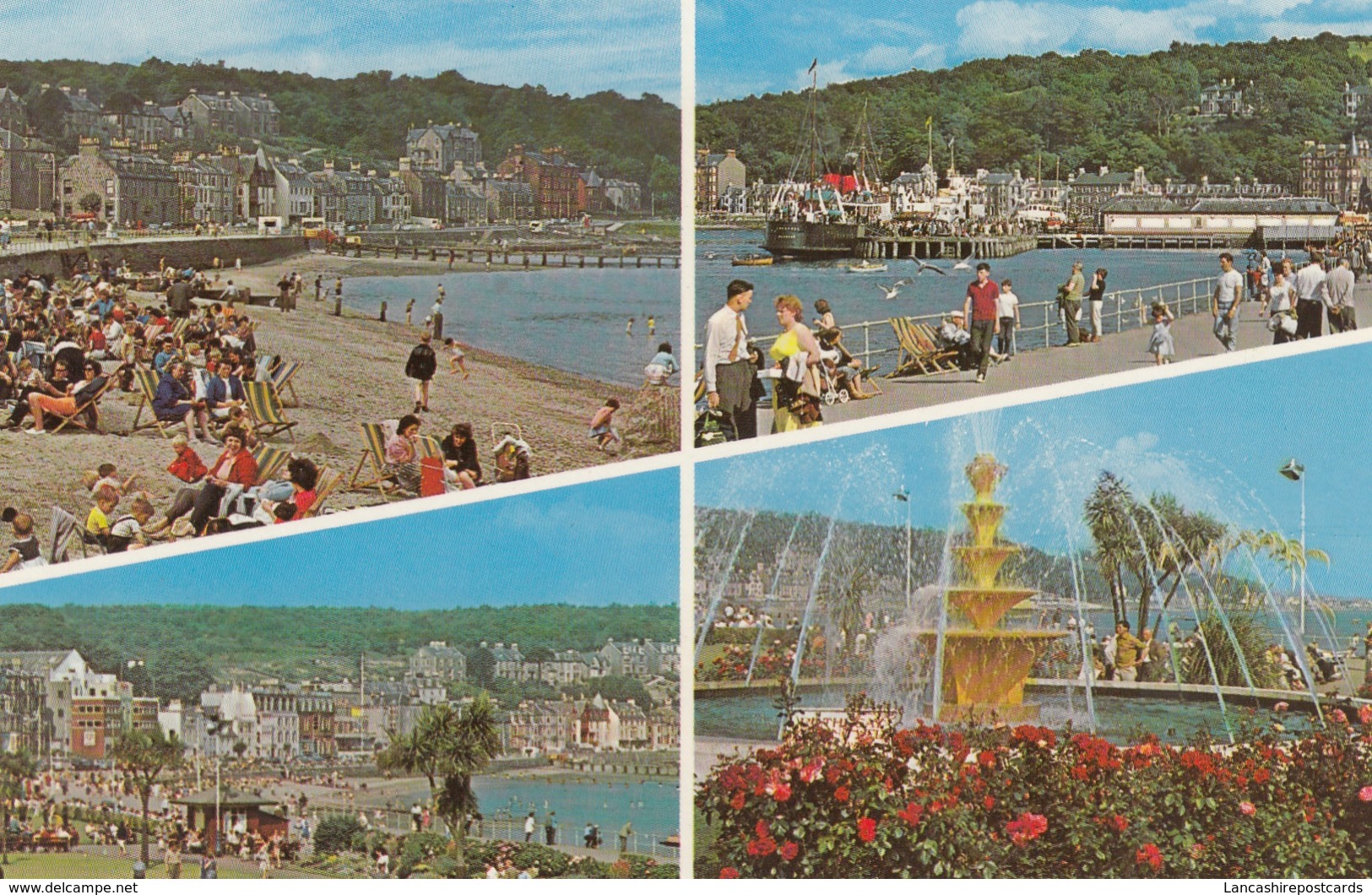 Postcard  Rothesay Multiview My Ref  B12929 - Bute