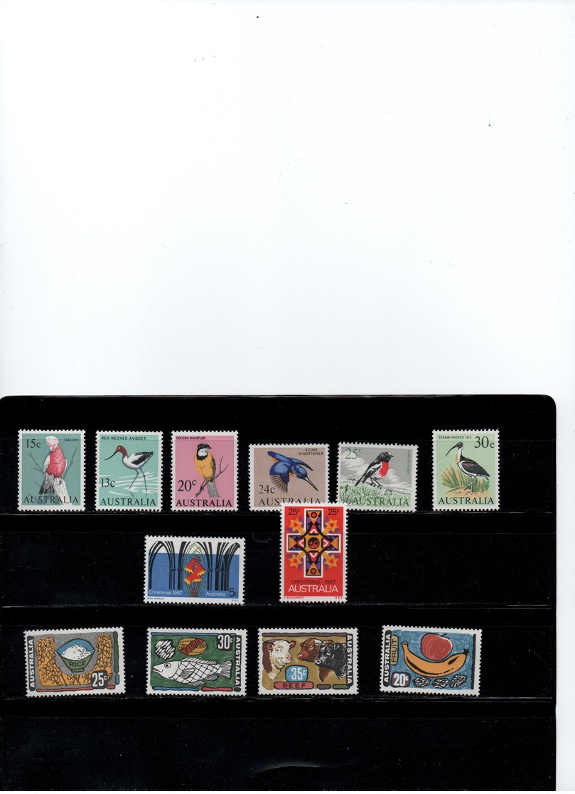 AUSTRALIA, CONJUNTO DE SERIES COMPLETAS, SCOTT 406/11,  429/30  Y  519/22.   MNH. - Otros & Sin Clasificación