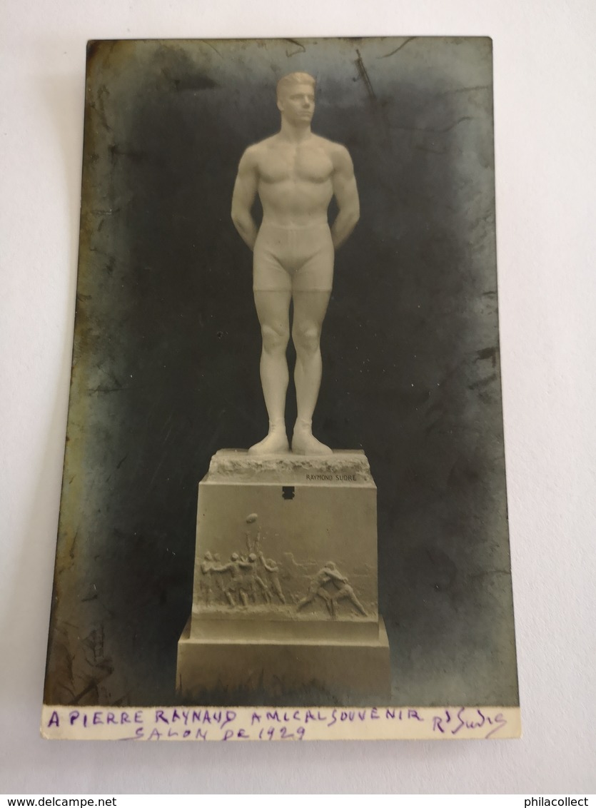 Paris Salon De Automne 1929 // Carte Photo Statue 19?? - Tentoonstellingen