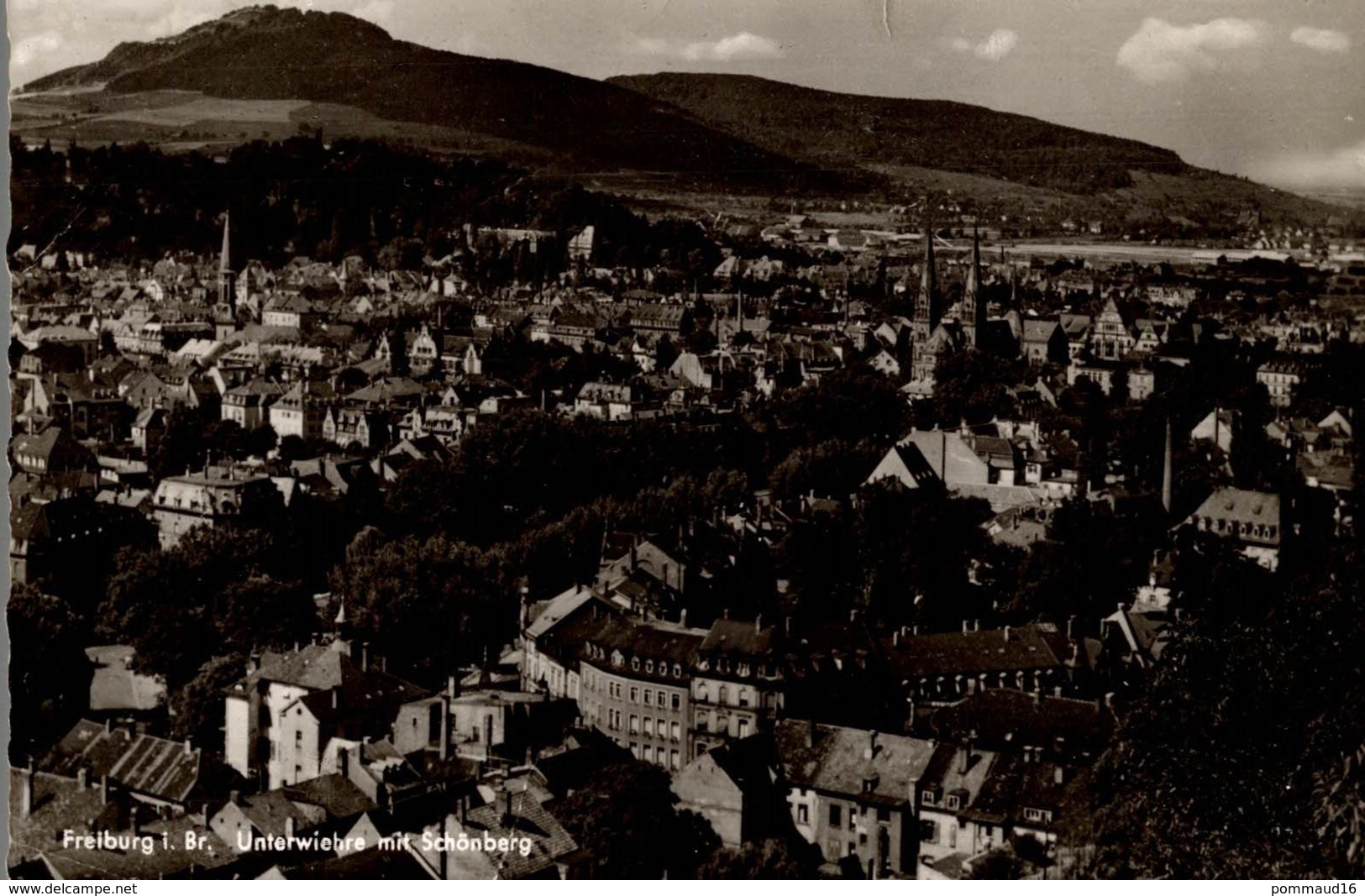 CPSM Freiburg I. Br. Unterwiebre Mit Schönberg - Freiburg I. Br.