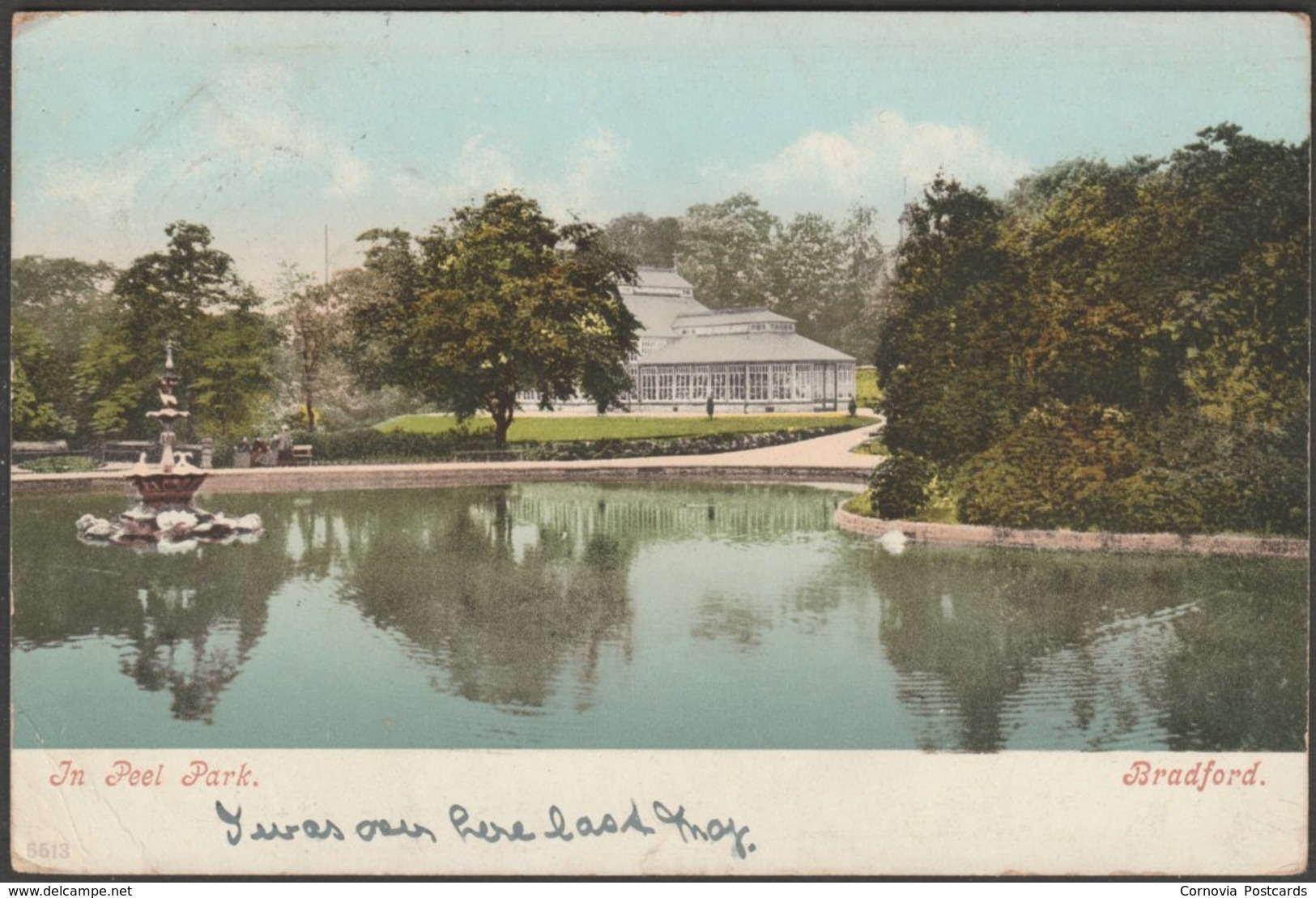 In Peel Park, Bradford, Yorkshire, 1905 - Blum & Degen Postcard - Bradford