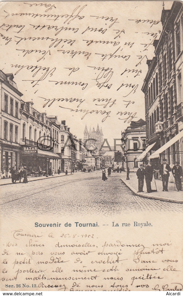 Postkaart/Carte Postale DOORNIK/TOURNAI La Rue Royale (C101) - Tournai