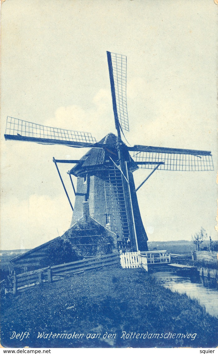 Delft, Rotterdamschenweg, Bieslandse Molen, Poldermolen, Windmill, - Windmolens