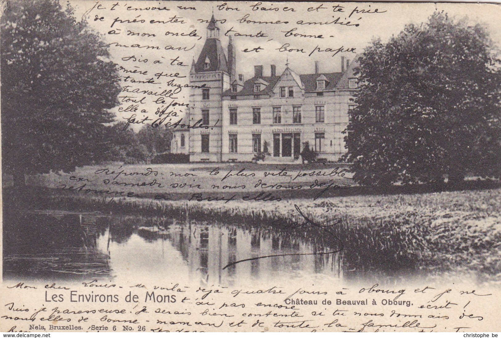 Les Environs De Mons, Château De Beauval A Obourg (pk57221) - Mons