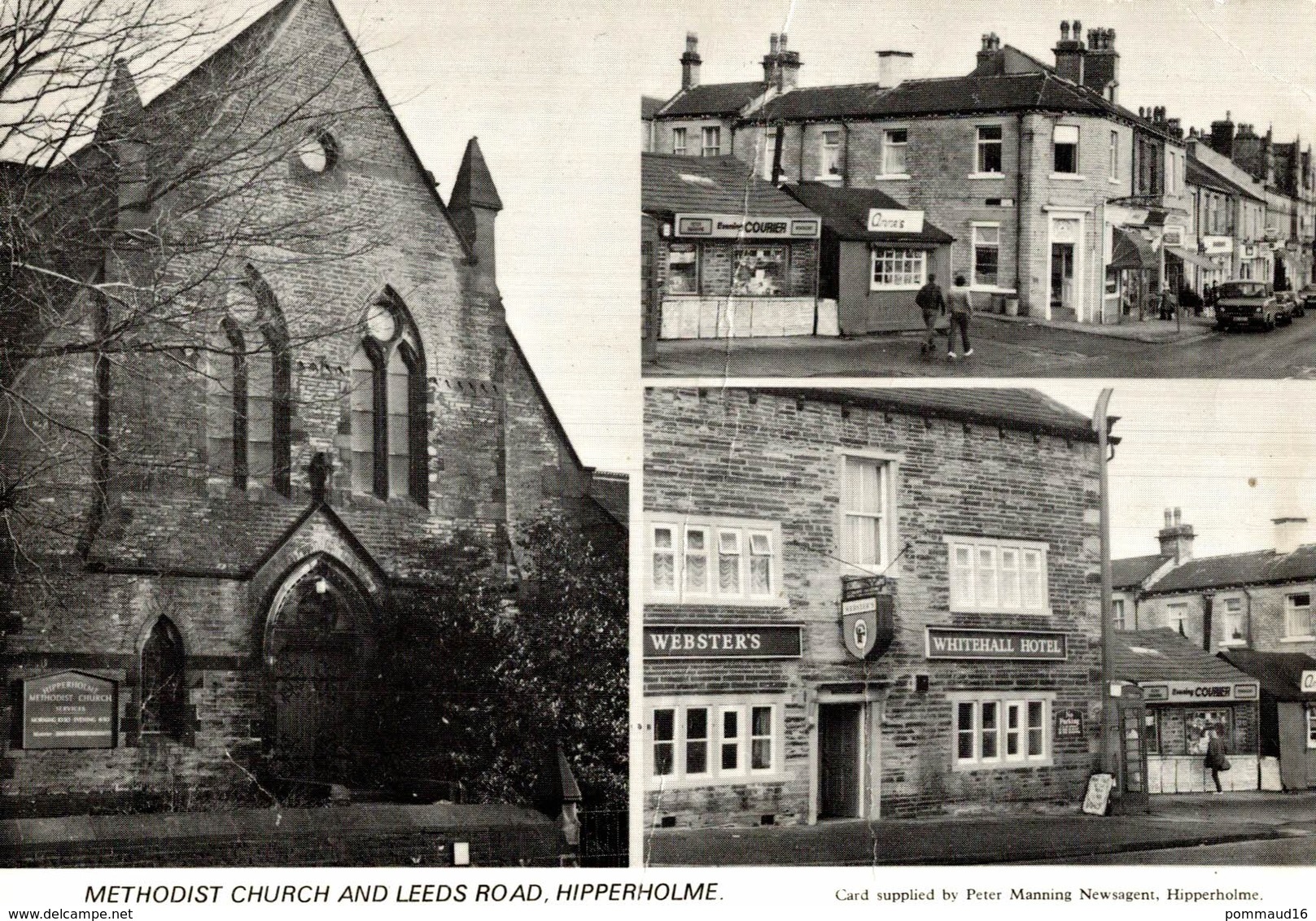 CPSM Methodist Church And Leeds Road Hipperholme - Autres & Non Classés