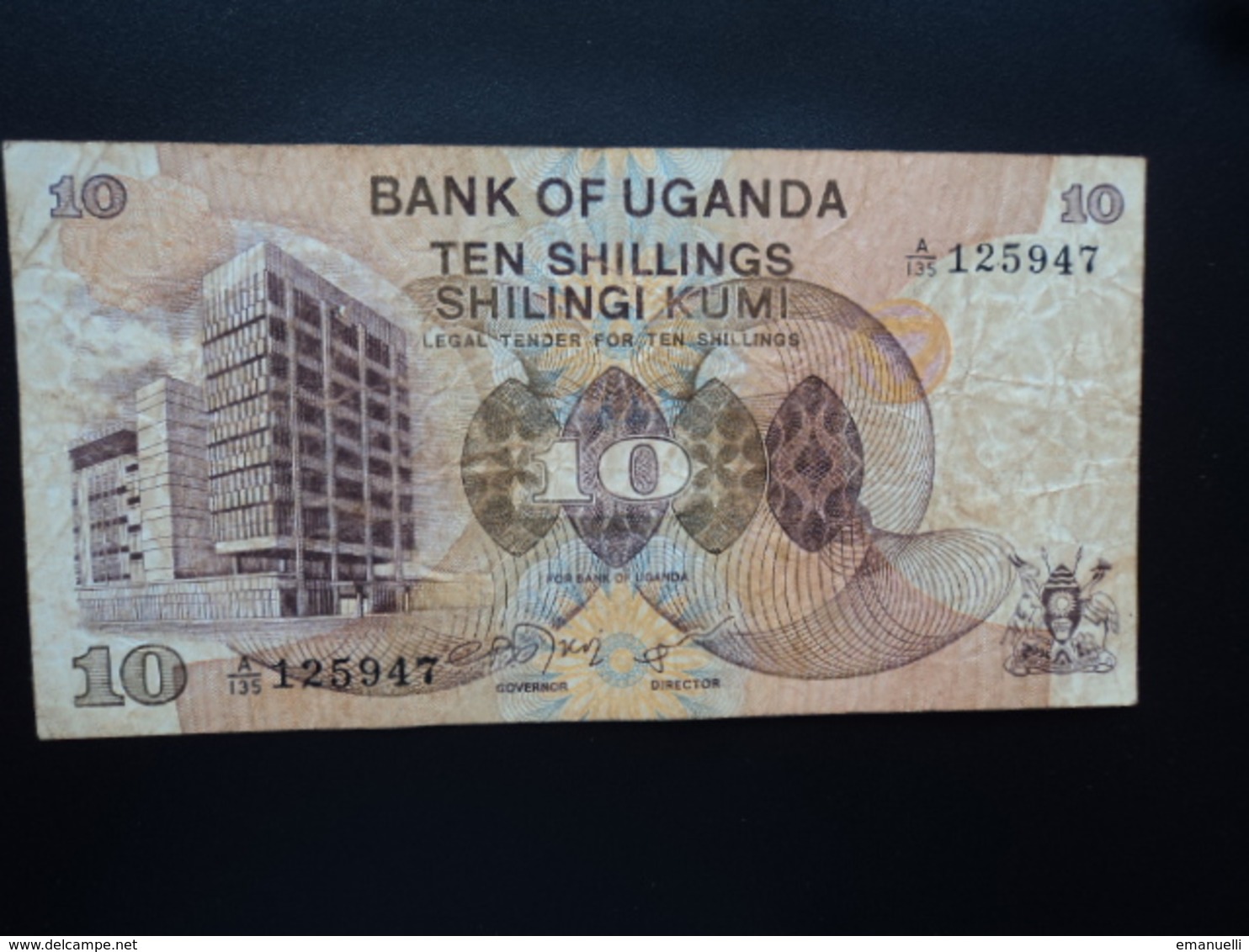 OUGANDA : 10 SHILLINGS  ND 1979   P 11b     TB+ - Uganda