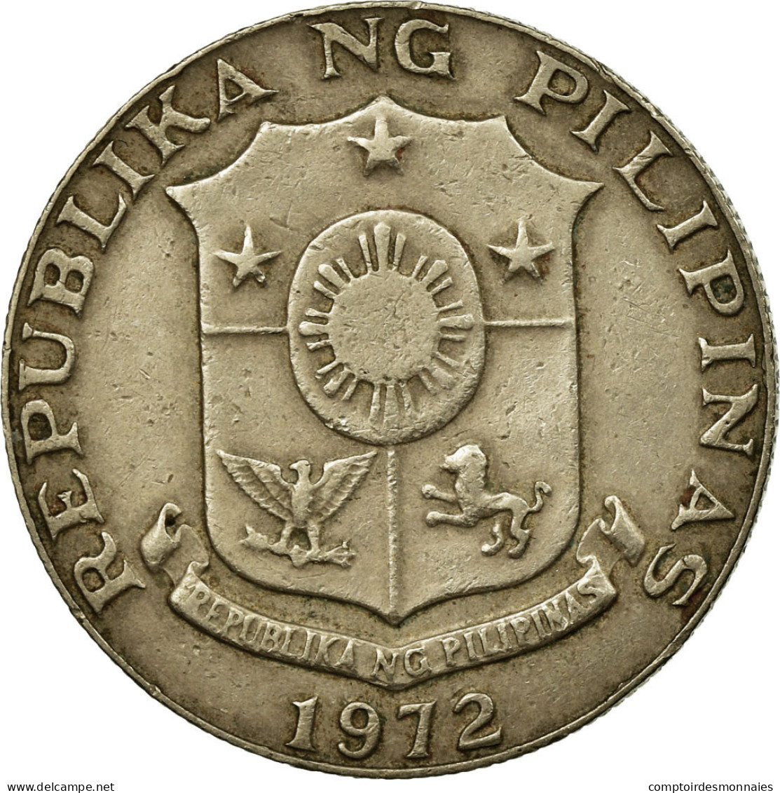 Monnaie, Philippines, 50 Sentimos, 1972, TTB, Copper-Nickel-Zinc, KM:200 - Philippines