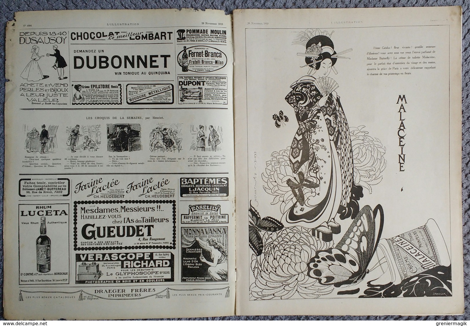 L'Illustration 4004 29 Novembre 1919 Résultats Des élections/Université De Strasbourg/Hindenburg Et Ludendorff/Egypte - L'Illustration