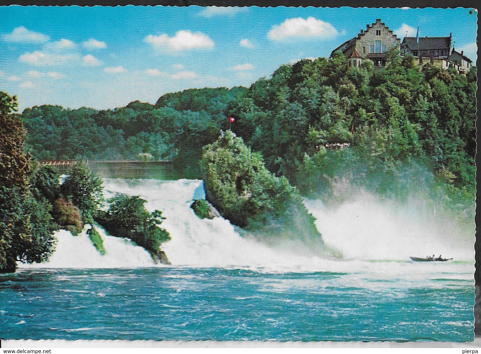 SVIZZERA - SCAFFHAUSEN - BODENSEE RHEINFALL - VIAGGIATA 1965 - Altri & Non Classificati