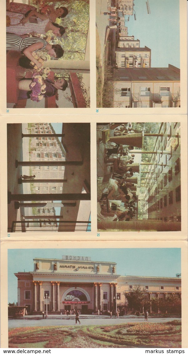 Views From Alma-Ata, Kazakhstan  - 30 Leporello Folder From 1960 - Kazakhstan