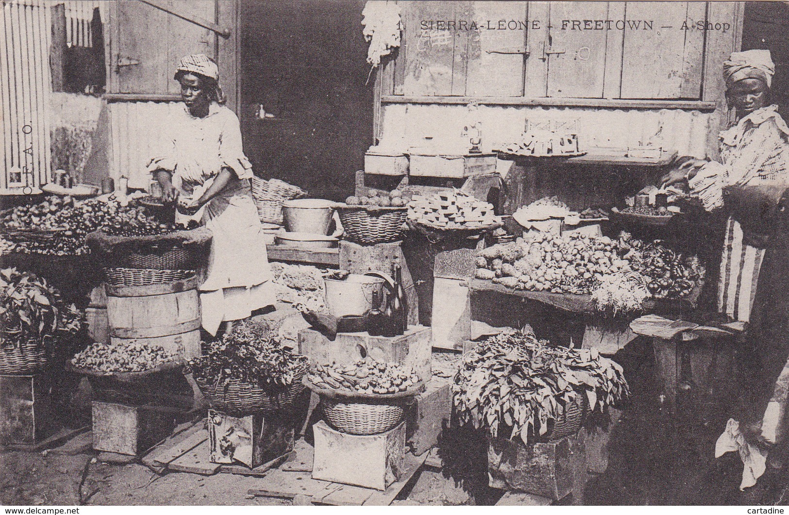 Sierra Leone - Freetown - A. Shop - 1907 - Sierra Leone