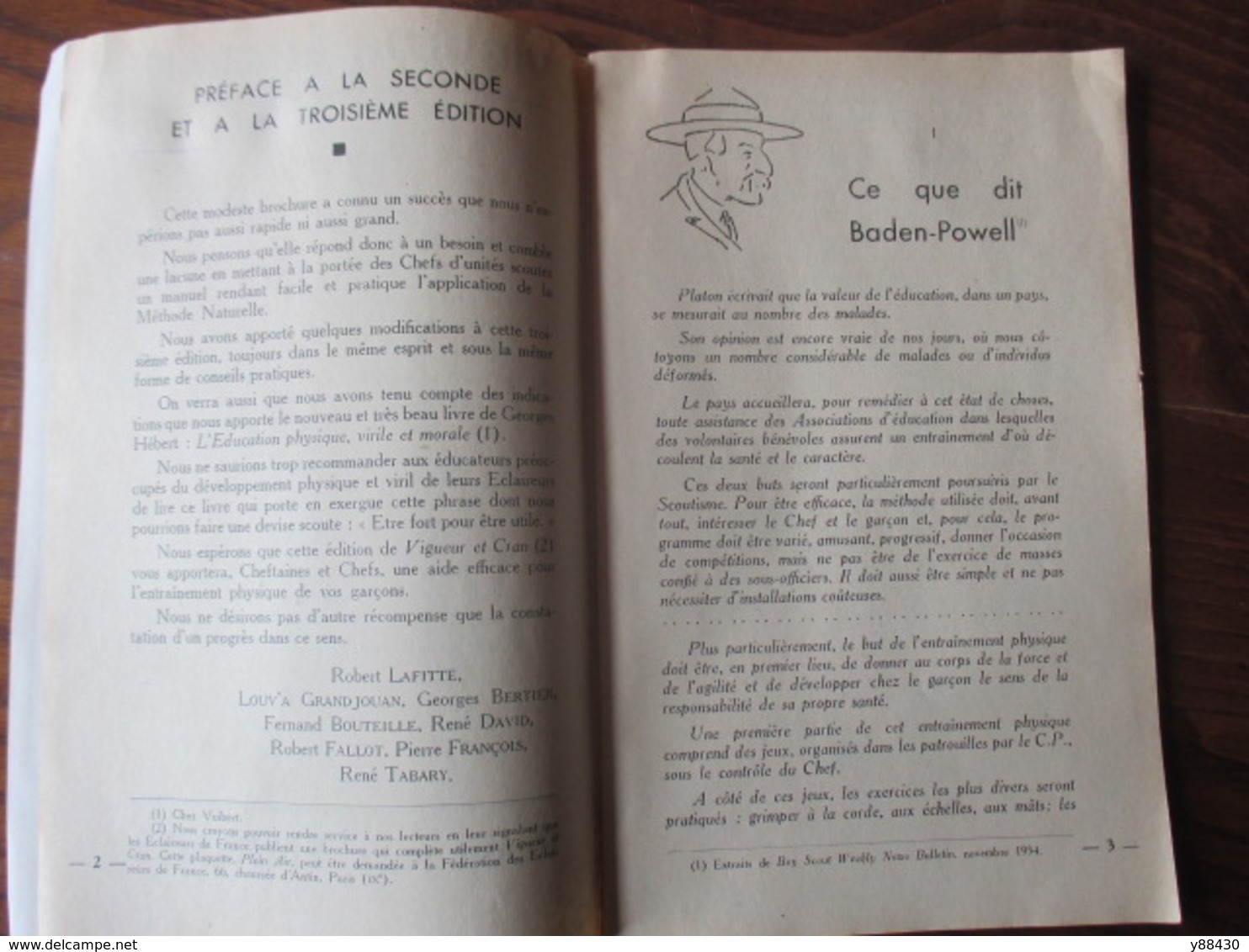 Livret VIGUEUR ET CRAN Pour Nos ENFANTS - Année 1935 - Par R Lafitte - ECLAIREURS DE FRANCE - 74 Pages - 16 Photos - Sport