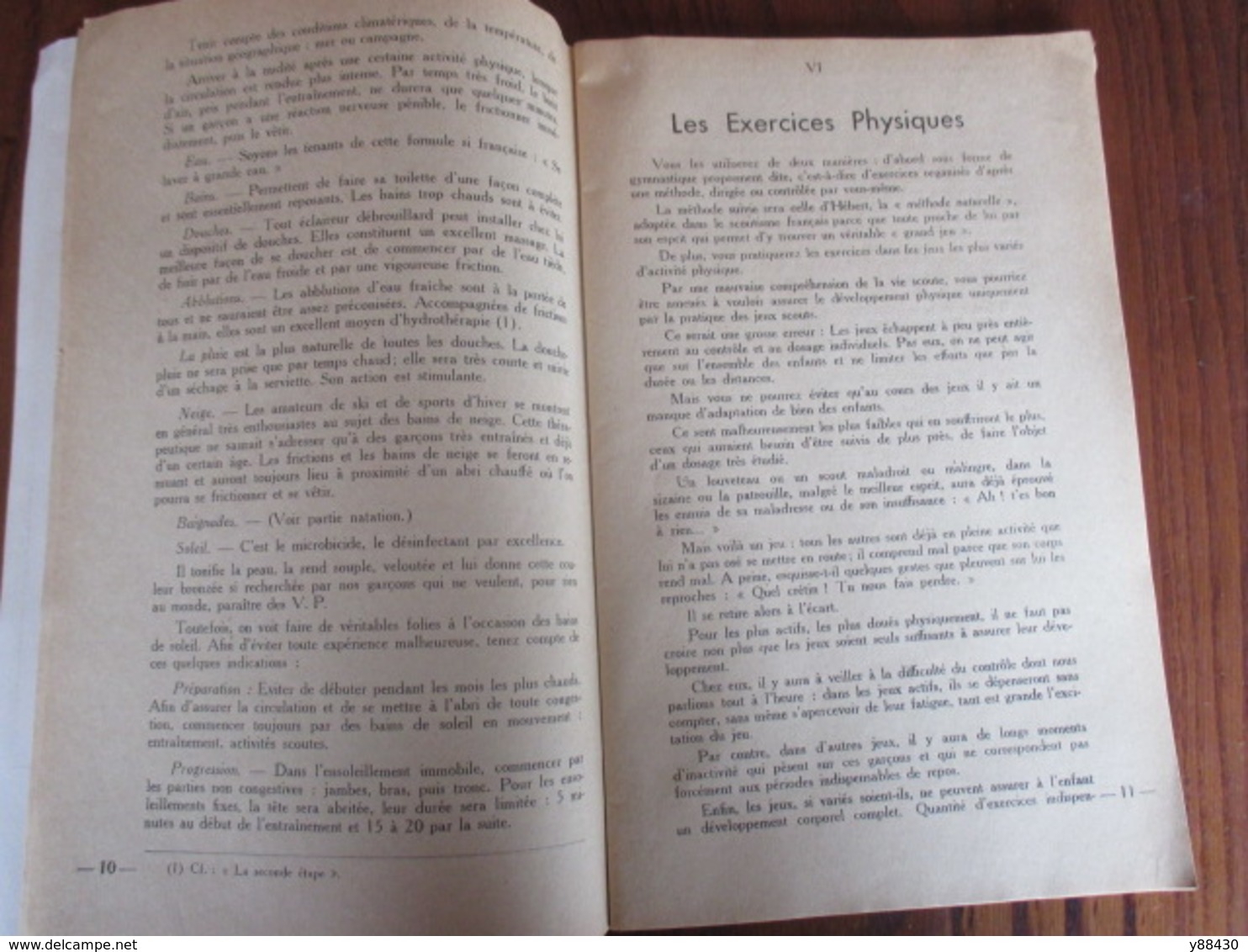 Livret VIGUEUR ET CRAN Pour Nos ENFANTS - Année 1935 - Par R Lafitte - ECLAIREURS DE FRANCE - 74 Pages - 16 Photos - Sport