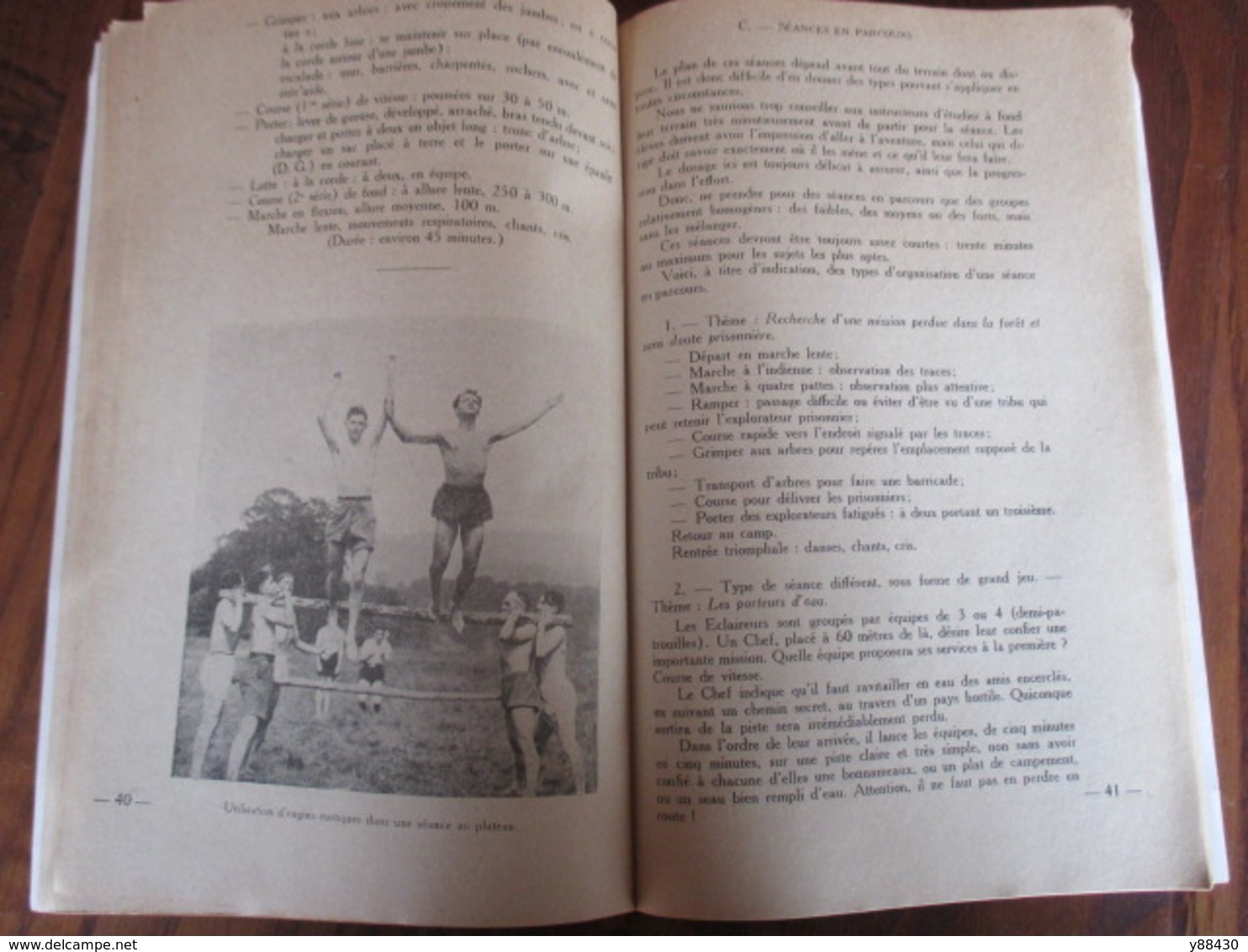 Livret VIGUEUR ET CRAN pour nos ENFANTS - Année 1935 - par R Lafitte - ECLAIREURS DE FRANCE - 74 pages - 16 photos