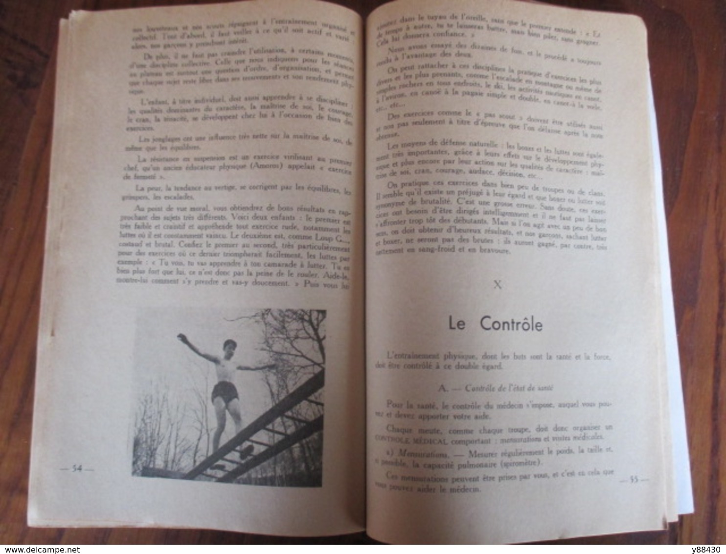 Livret VIGUEUR ET CRAN pour nos ENFANTS - Année 1935 - par R Lafitte - ECLAIREURS DE FRANCE - 74 pages - 16 photos