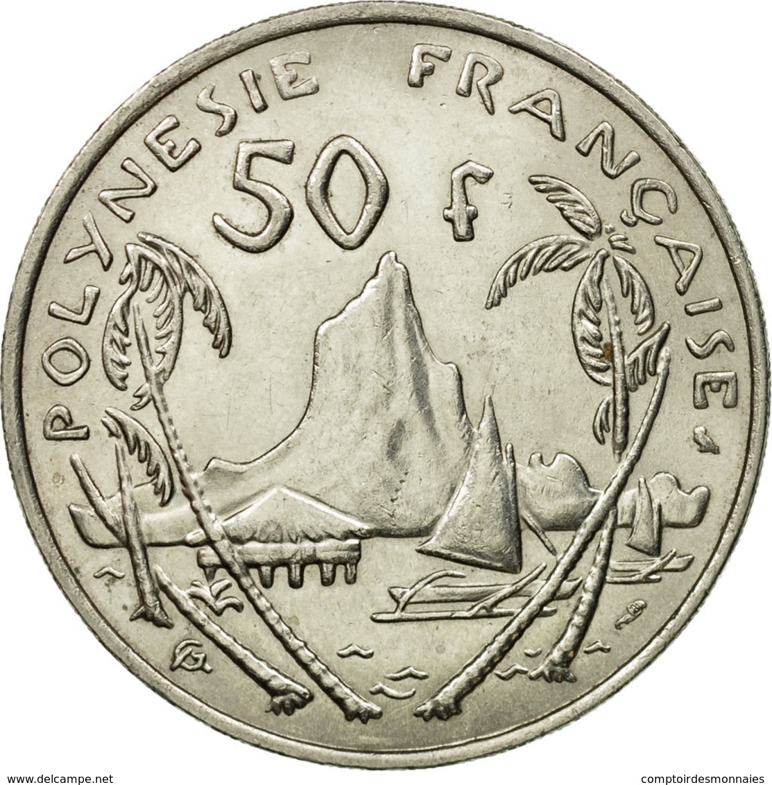 Monnaie, French Polynesia, 50 Francs, 1967, Paris, TTB, Nickel, KM:7 - Polynésie Française