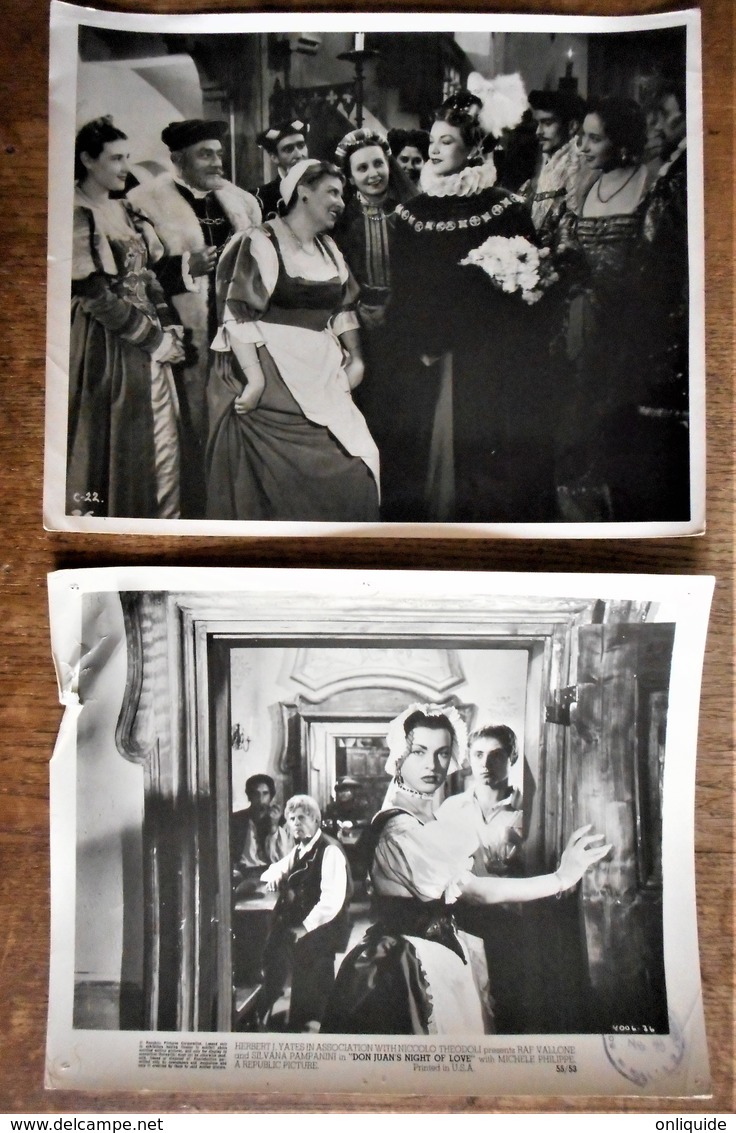 4 Photo  : Annabelle & A. Villar (The Loves Of) / R. Vallone & S. Pampanini (Don Juan's) / Le Brigand Gentlhomme / Autre - Photos