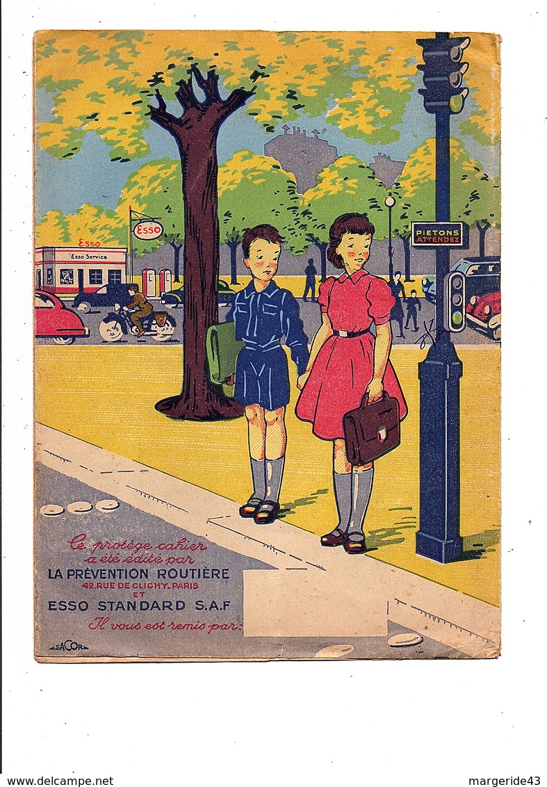 PROTEGE CAHIER ESSO - LA PREVENTION ROUTIERE - Book Covers