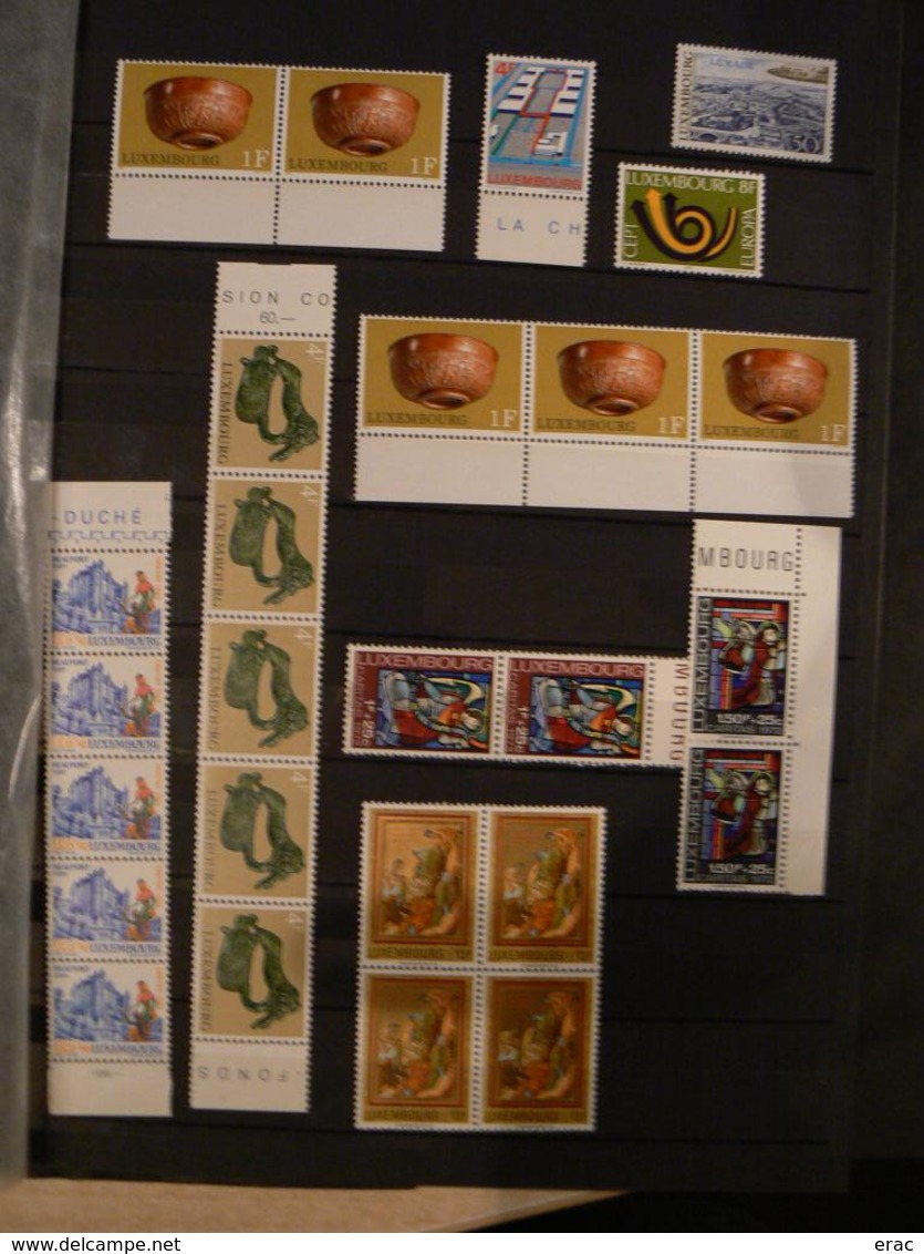 Luxembourg - Feuilles complètes et bandes de timbres - Neufs **