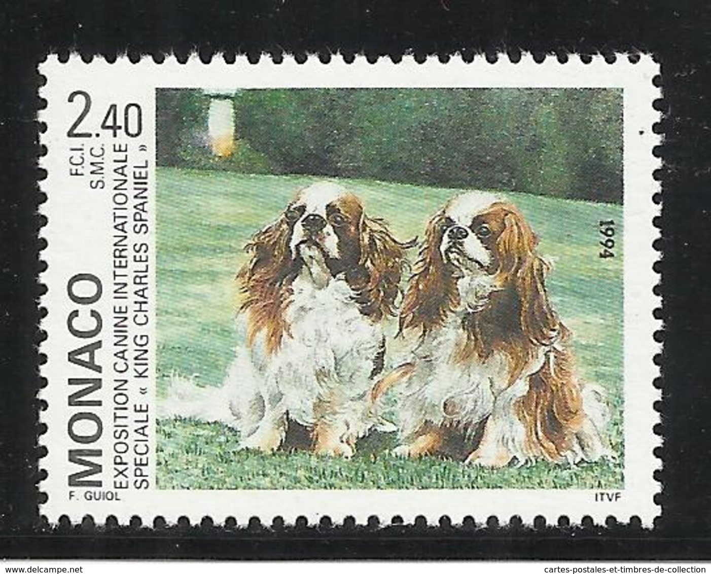MONACO , 2.40 Frs , Exposition Canine De Monte-Carlo , 1994 , N° YT 1930 , NEUF ** - Neufs