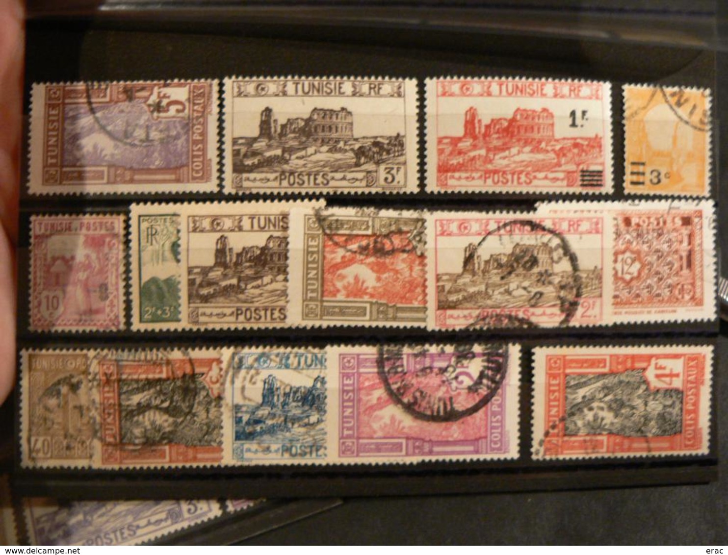 Tunisie - Timbres Anciens - Collections (sans Albums)