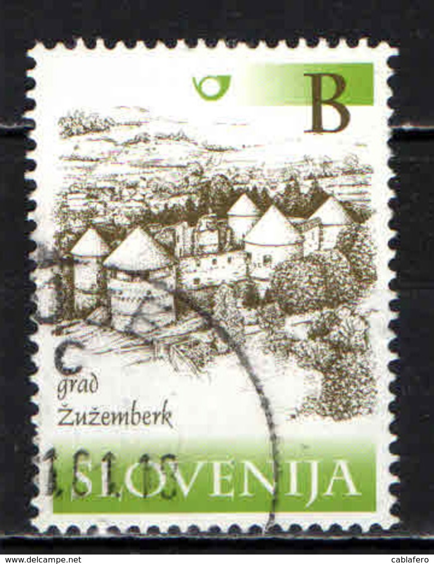 SLOVENIA - 2000 - CASTELLO DI ZUZEMBREG - USATO - Slovenia