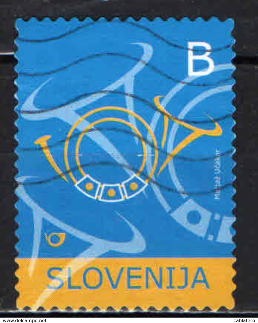 SLOVENIA - 2004 - CORNO DI POSTA - USATO - Slovenia