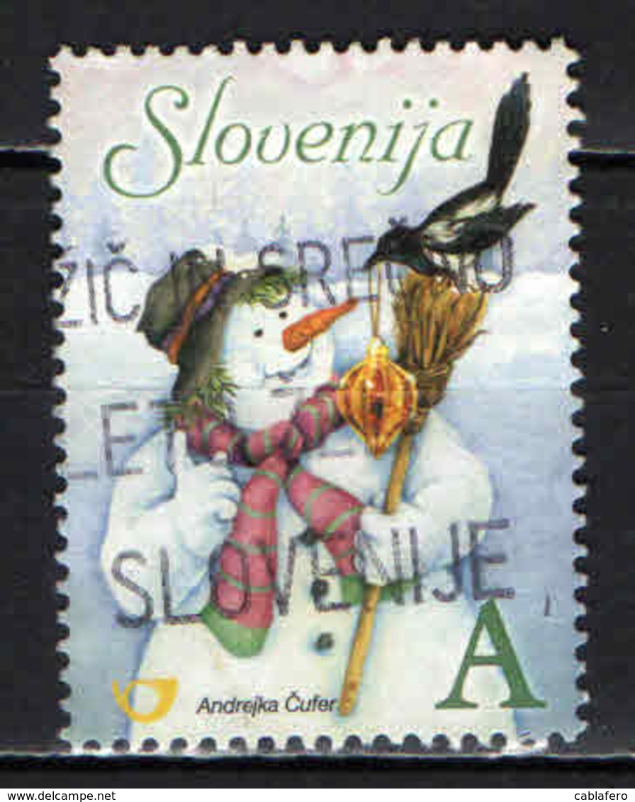 SLOVENIA - 2006 - PUPAZZO DI NEVE - USATO - Slovenia