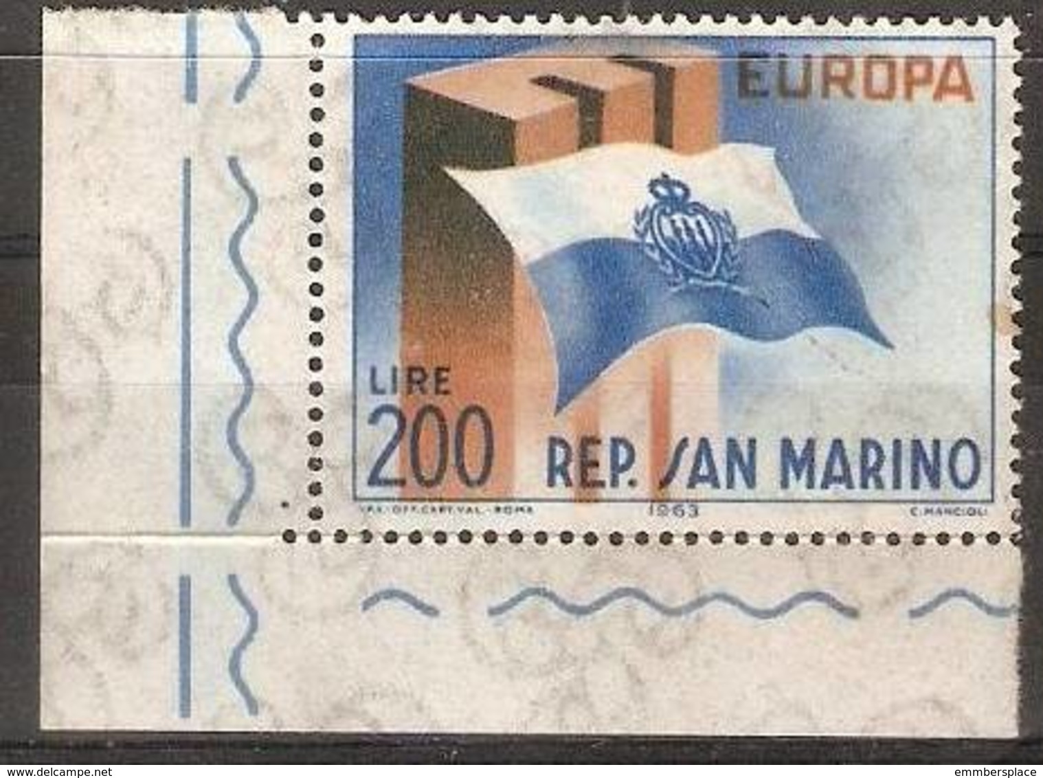 San Marino - 1963 Europa  MNH **   SG 731 - Unused Stamps