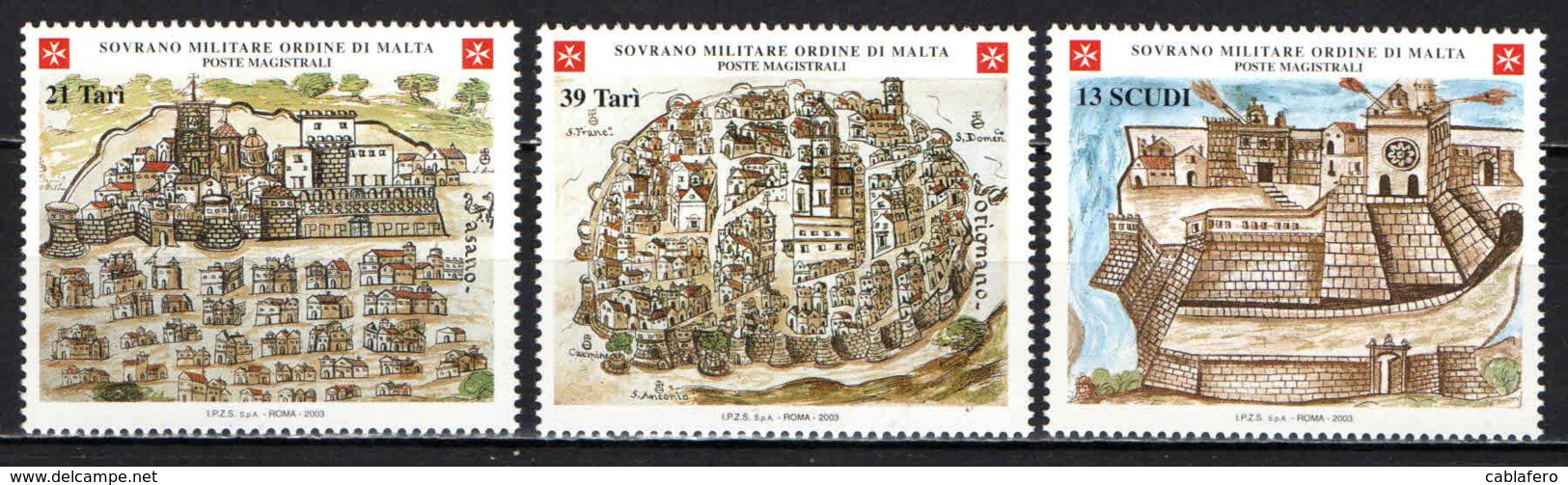 SMOM - 2003 - COMMENDE DI FASANO, PUTIGNANO E MONOPOLI - MNH - Malta (Orde Van)