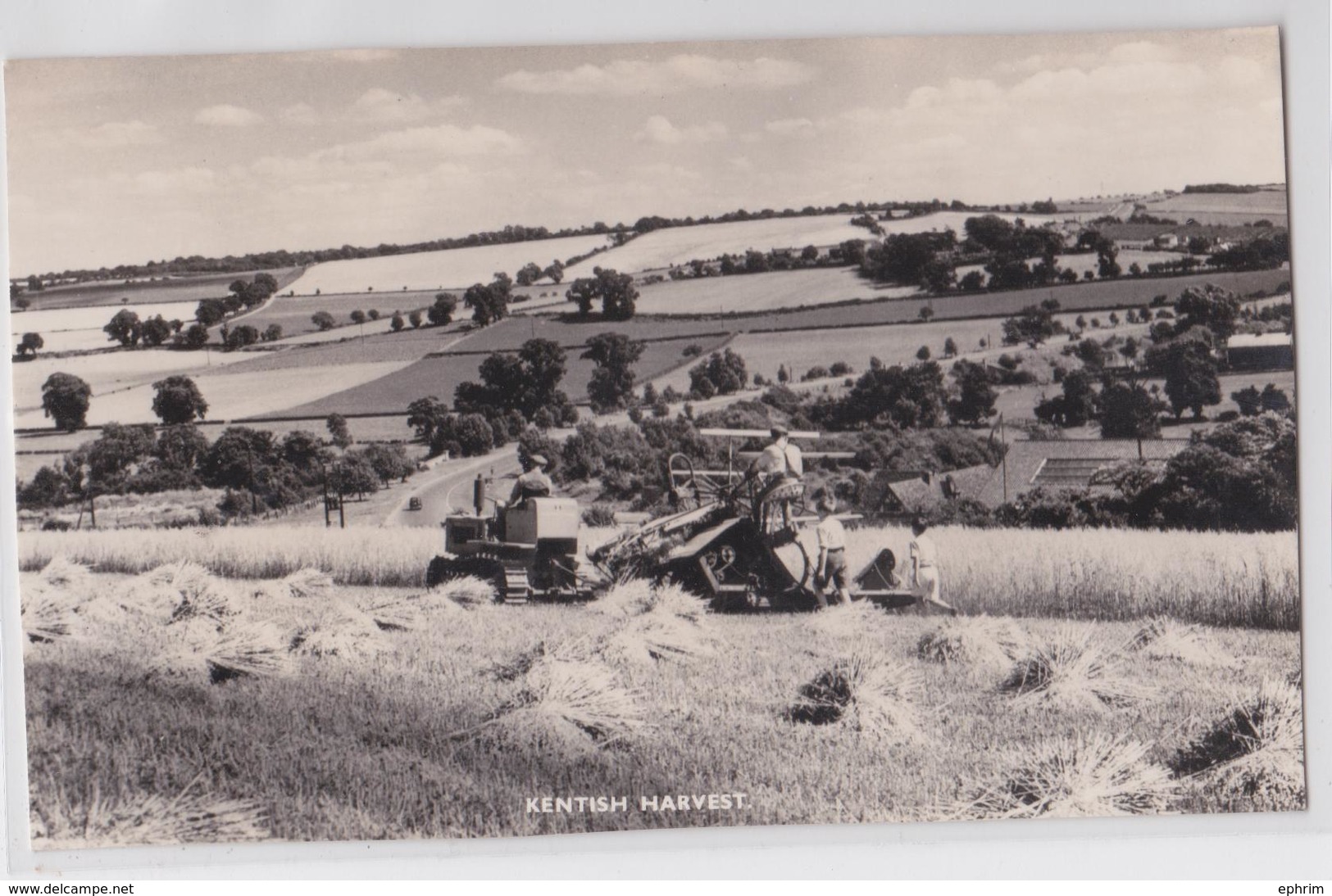 KENTISH HARVEST - KENT TRACTOR - TRACTEUR A CHENILLES - MOISSON - AGRICULTURE - MATERIEL AGRICOLE - Tracteurs