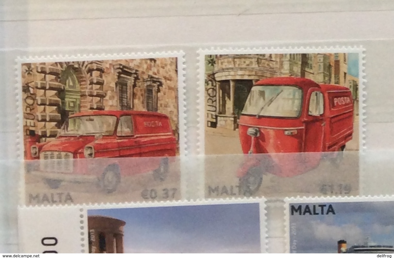 Malta 2013 EUROPA POSTAL VEHICLES SET MNH - Malta