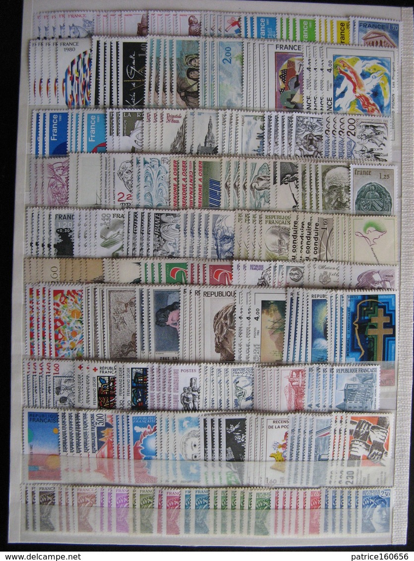 TB Lot De Timbres De France , Neufs . Faciale =  158 Euros ( Surtaxes Non Comptées). - Collections (sans Albums)