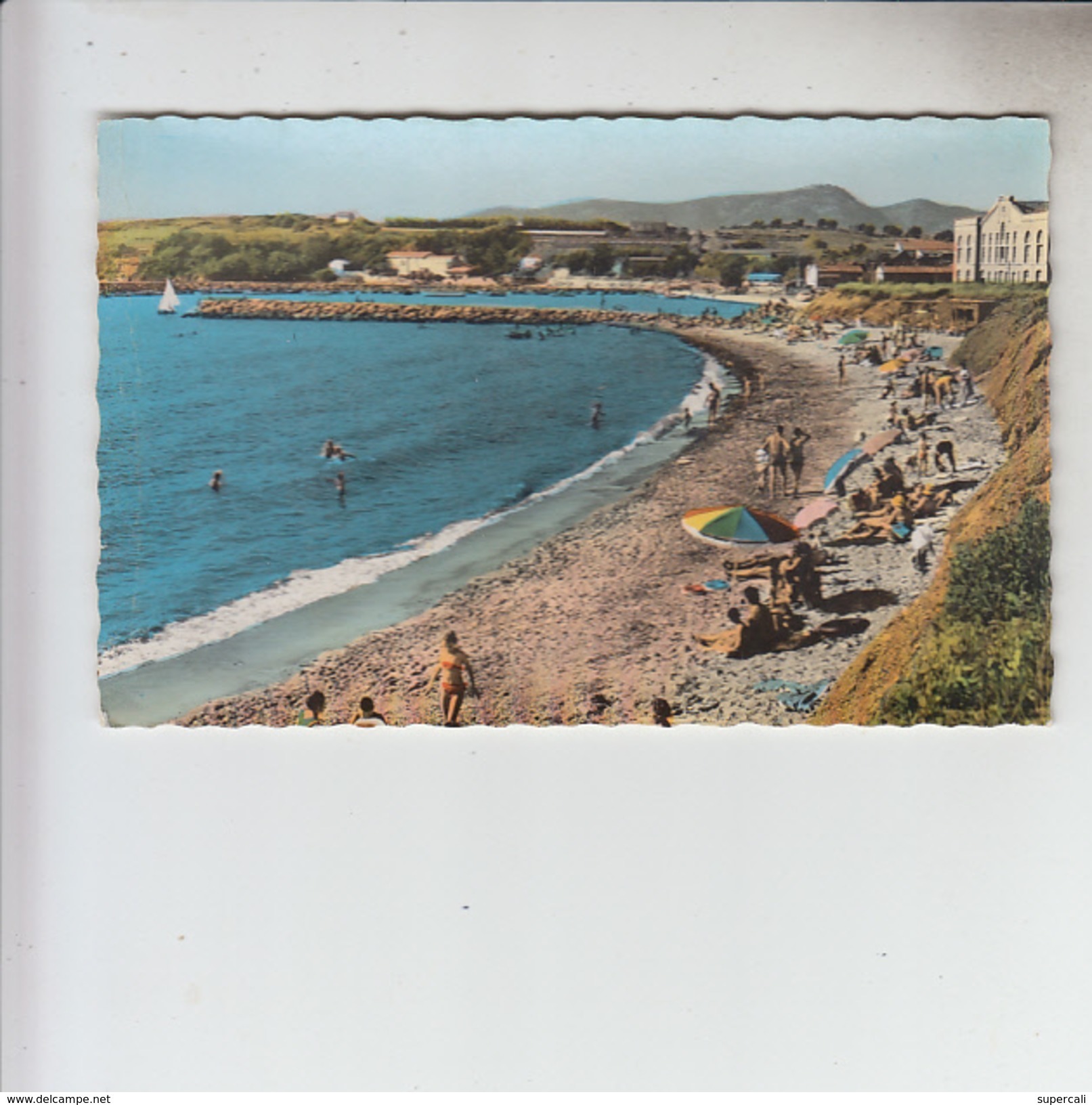 N°827 VAR. SIX-FOURS. LE BRUSC. PLAGE. DE LA COUDOULIERE.N° 0-11 COLLECTION GRAND LARGE - Six-Fours-les-Plages