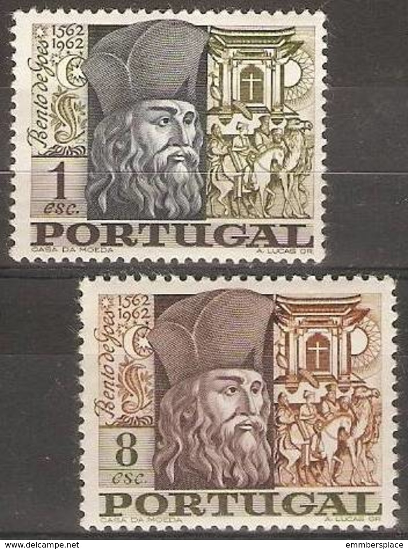 Portugal - 1968 Bento De Goes  MNH **   SG 1365-6 - Unused Stamps