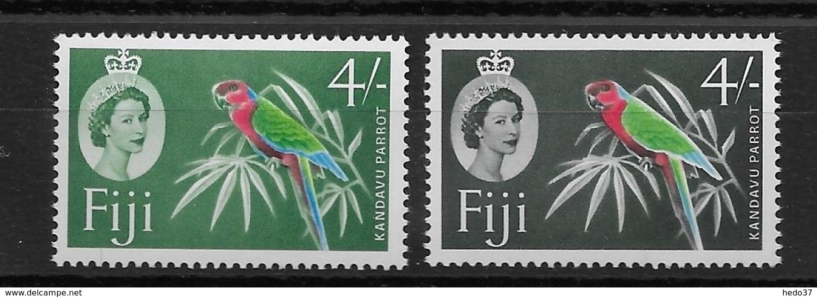 Fidji N°166A/166Aa - Oiseaux - Neuf ** Sans Charnière - TB - Fiji (...-1970)