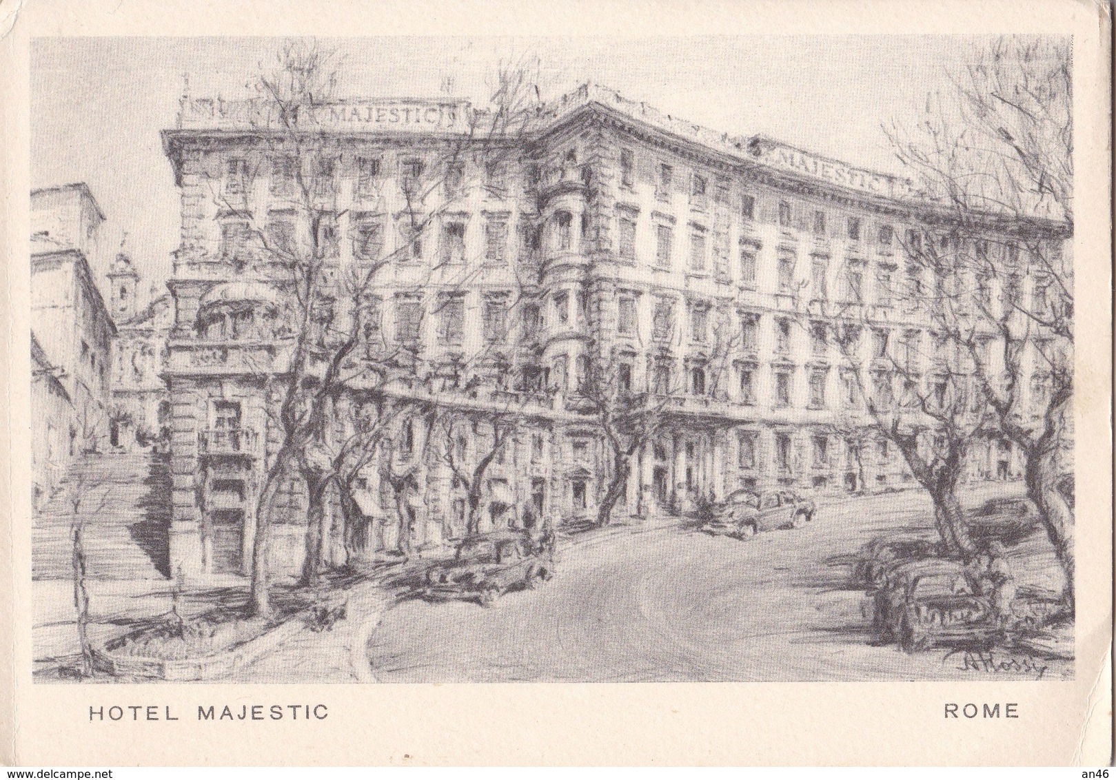 ROME HOTEL MAJESTIC   AUTENTICA 100% - Cafés, Hôtels & Restaurants