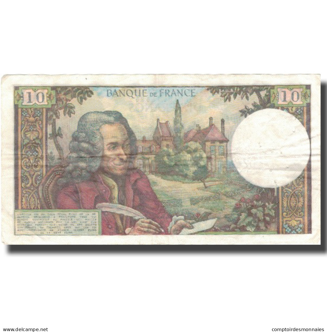 France, 10 Francs, 10 F 1963-1973 ''Voltaire'', 1973, 1973-06-07, TTB - 10 F 1963-1973 ''Voltaire''