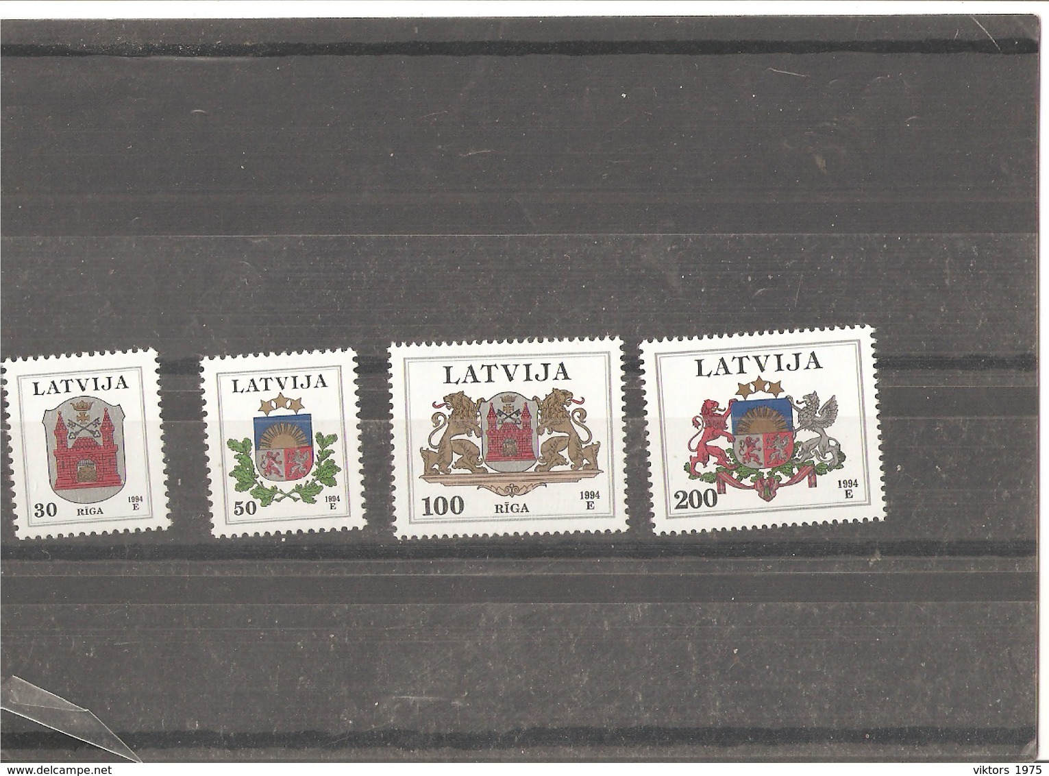 MNH Stamps Nr.389-392 In MICHEL Catalog - Letonia