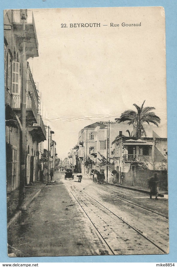 A078  CPA  BEYROUTH  -  Rue Gouraud   ++++++ - Liban