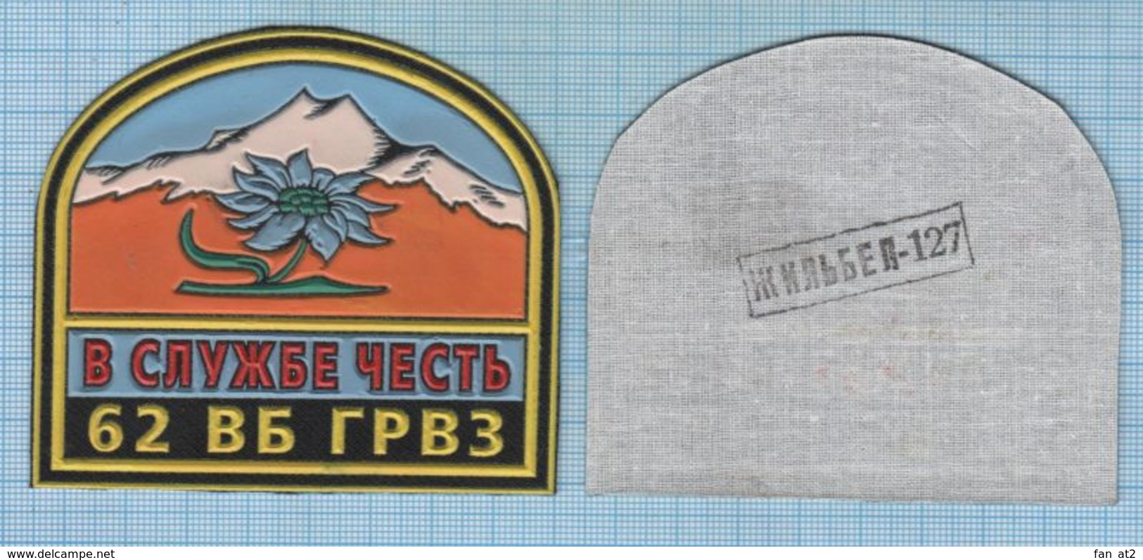 RUSSIA / Patch Abzeichen Parche Ecusson / The Group Of Russian Troops In The Caucasus. South Georgia. Edelweiss. 1990s - Escudos En Tela