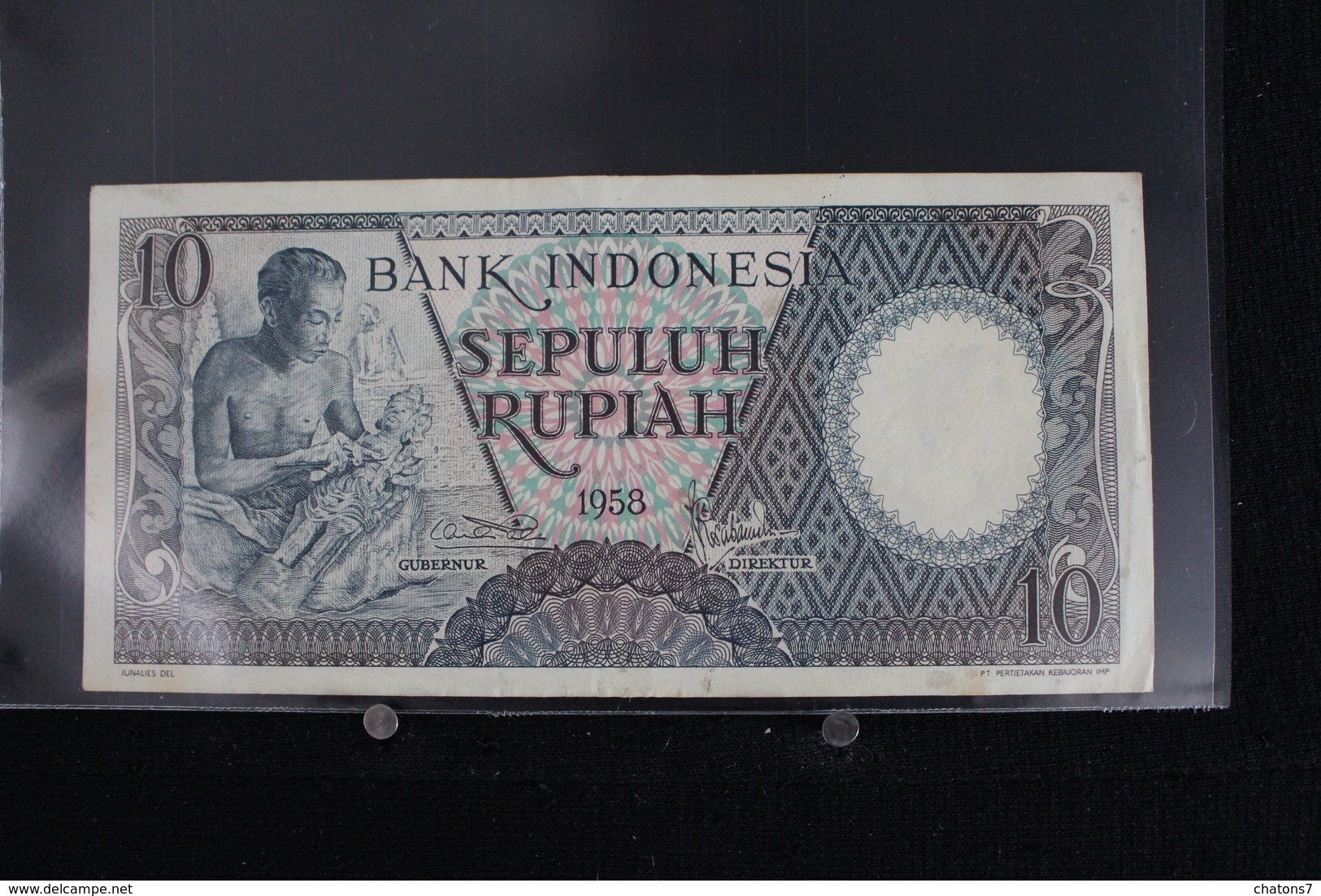 M-An / Billet - Bank Indonesia - Indonésie -  10 Rupiah  / Année 1958 - Indonesien