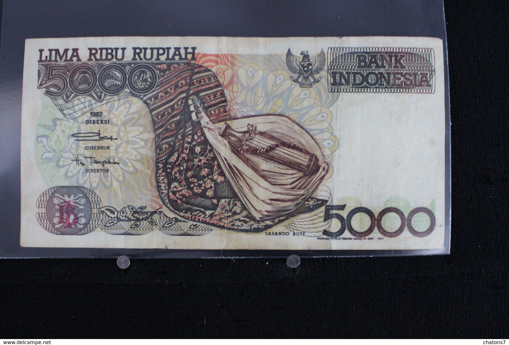 M-An / Billet - Bank Indonesia - Indonésie -  5000 Rupiah  / Année 1992 - Indonésie