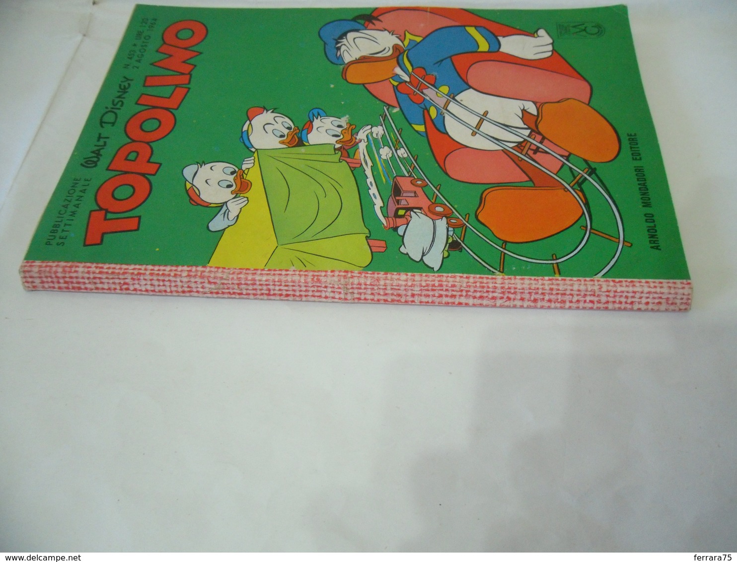 TOPOLINO LIBRETTO DISNEY N.453 CON GADGET COPPA SUSY+BOLLINI MONDADORI RARO . - Disney